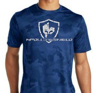 Performance Tee, Short Sleeve, Royal Blue Camo NEW